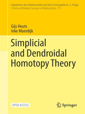 cover image of Simplicial and Dendroidal Homotopy Theory